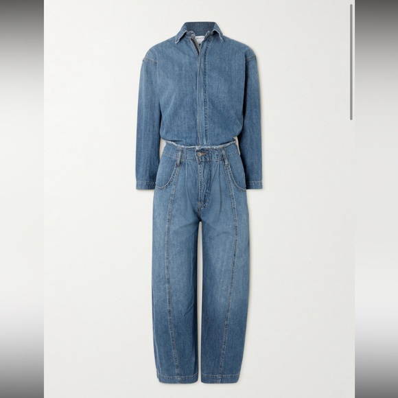 Denim Jumpsuit - Picture 1 of 7